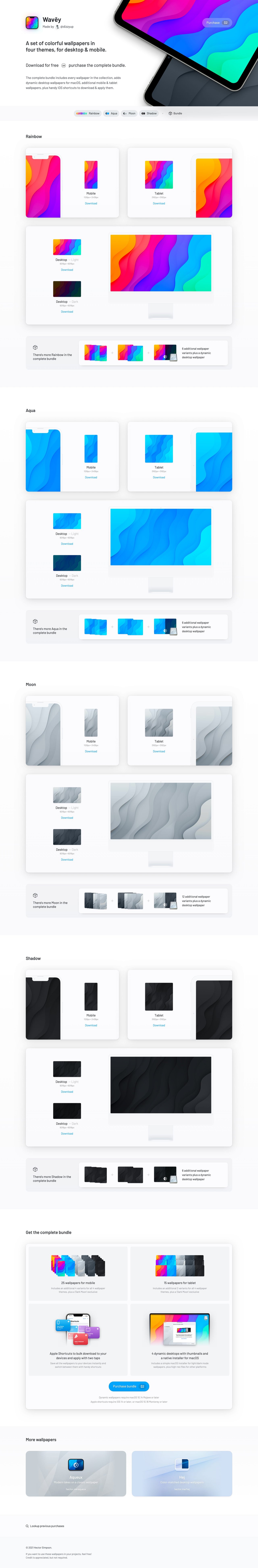 Wavēy Website Screenshot