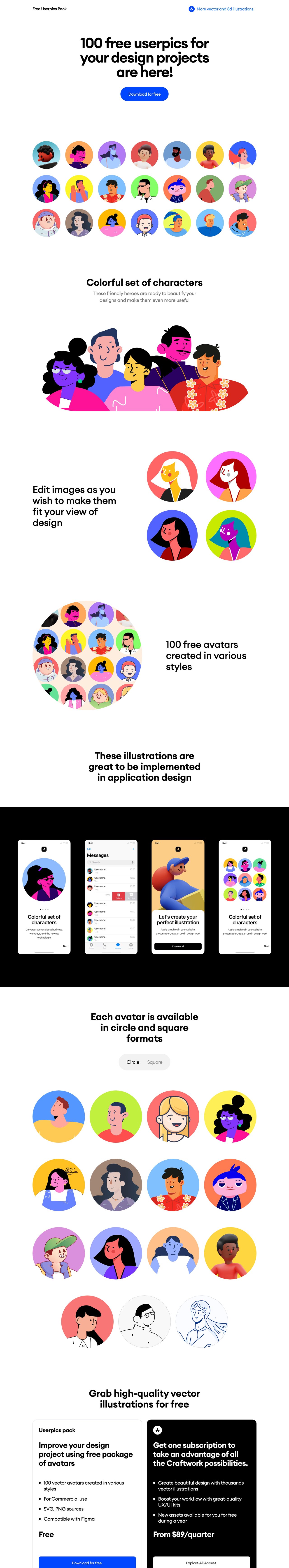 Userpics Website Screenshot