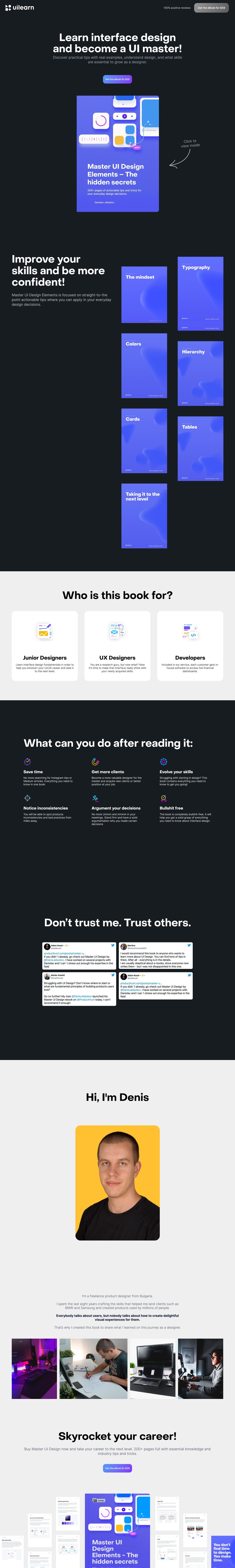 Master UI Design Website Screenshot