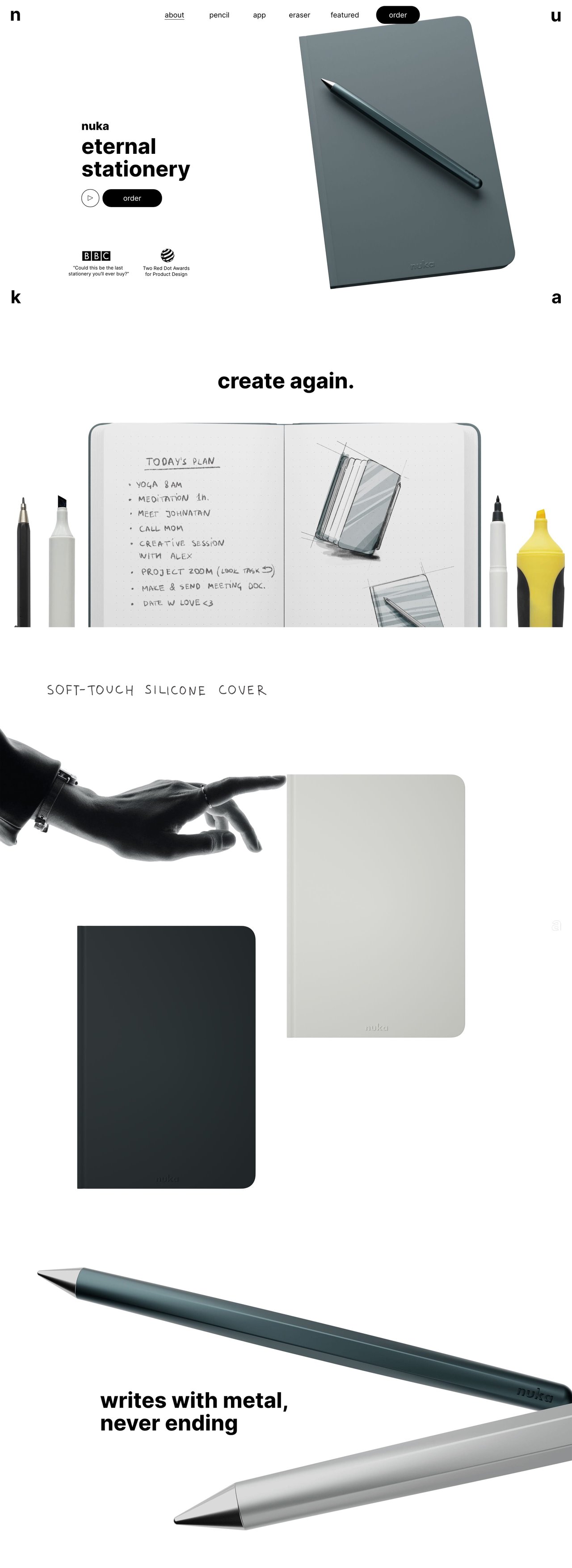 Nuka Website Screenshot