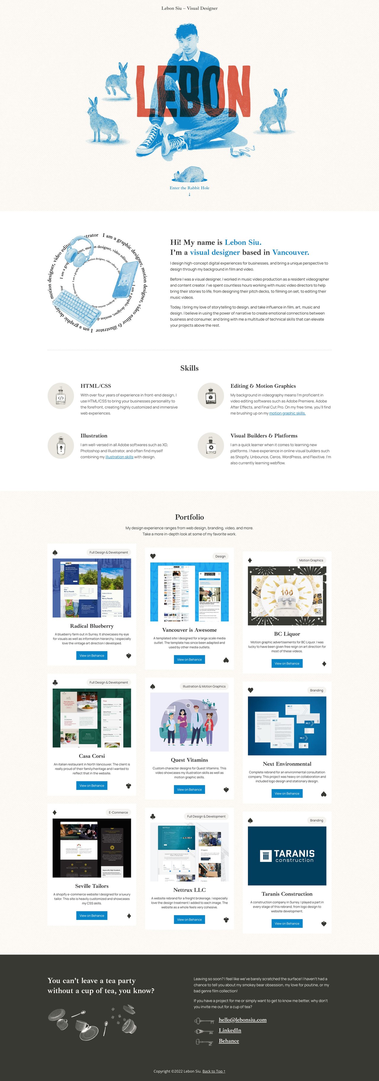 Lebon Siu Website Screenshot