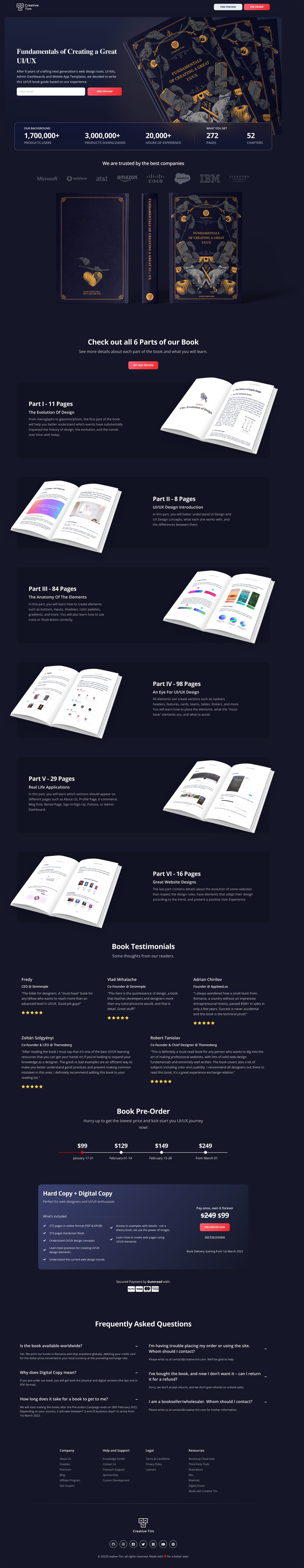 Fundamentals of Creating a Great UI/UX Website Screenshot