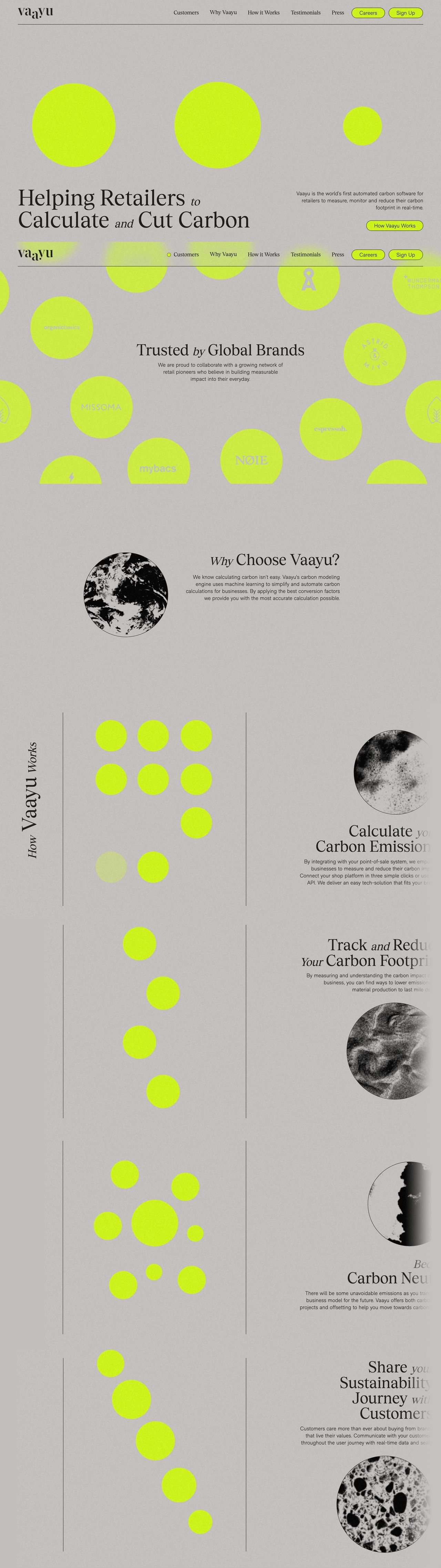 Vaayu Website Screenshot