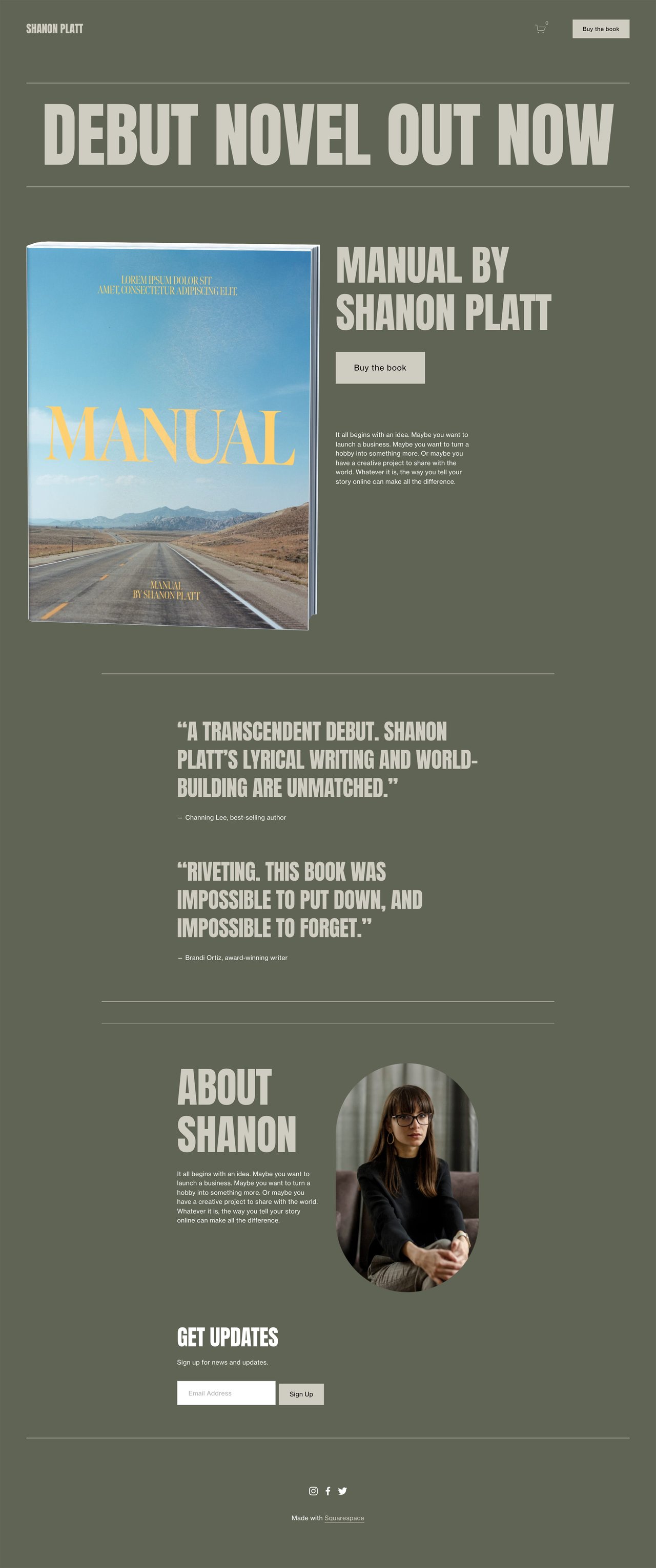 Manual Website Screenshot