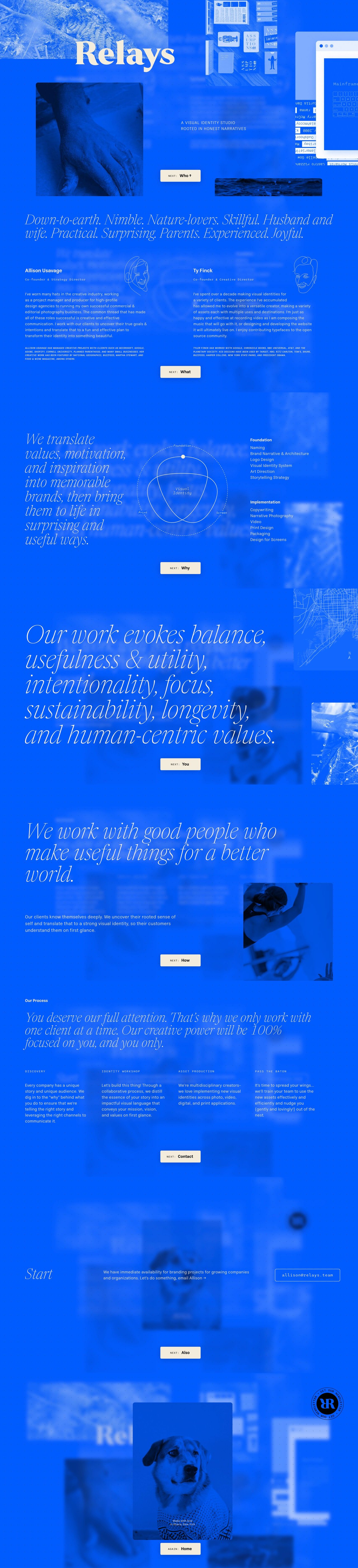 Relays Website Screenshot