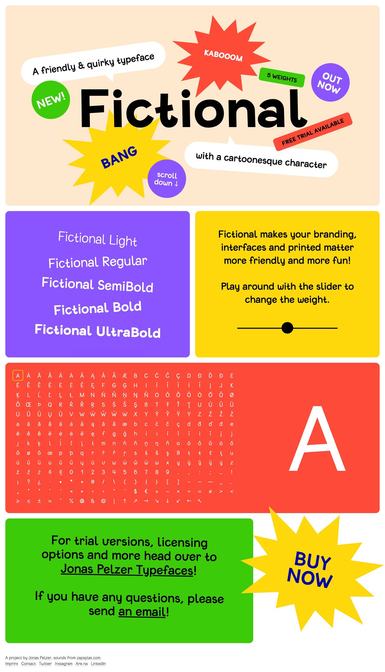 Fictional Website Screenshot