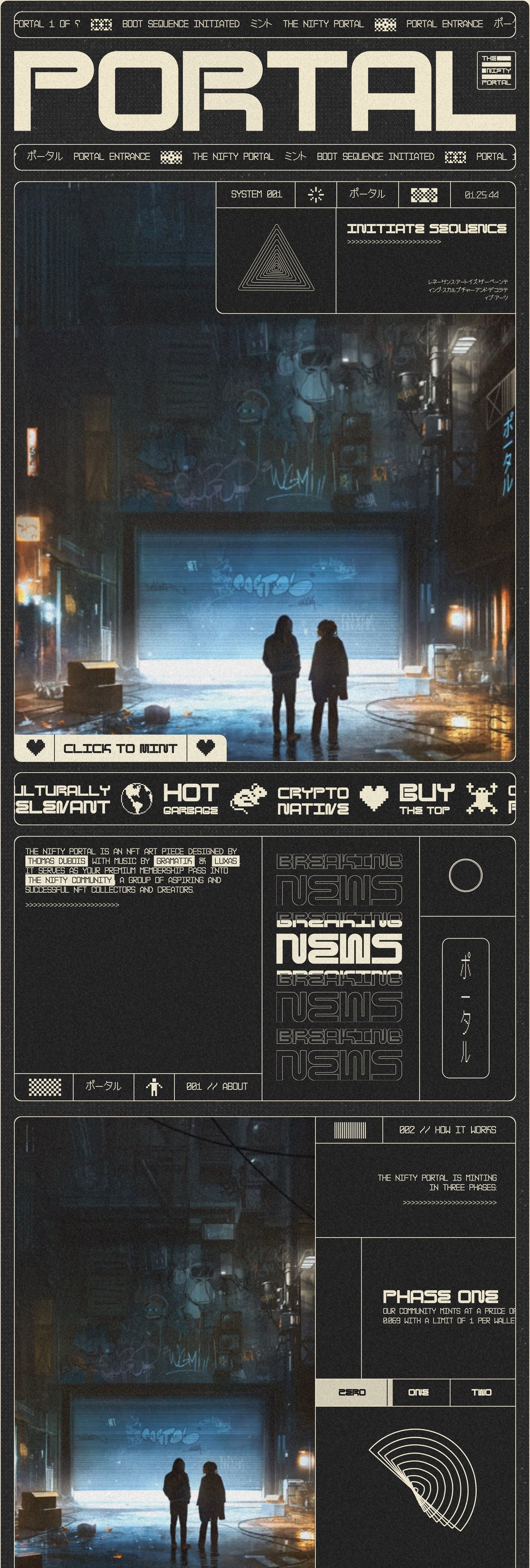 The Nifty Portal Website Screenshot