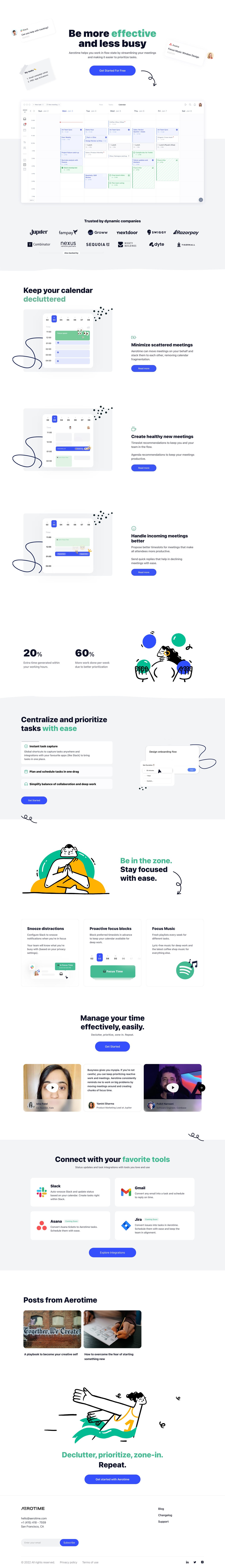 Aerotime Website Screenshot