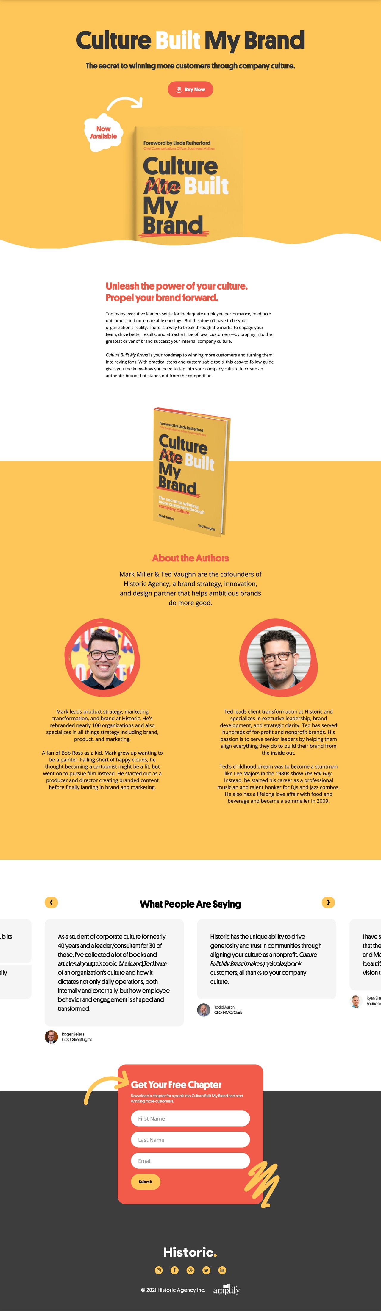 Culture Built My Brand Website Screenshot