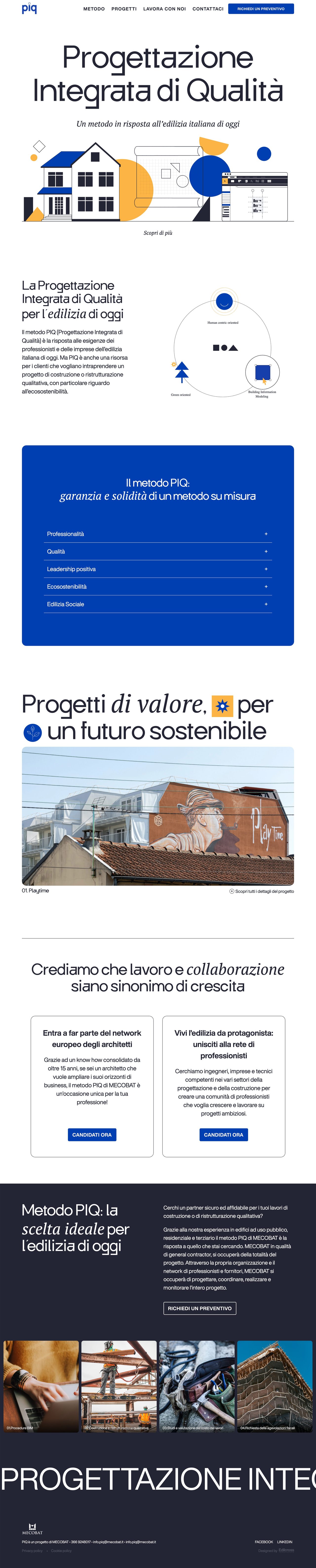 PIQ – Mecobat Website Screenshot