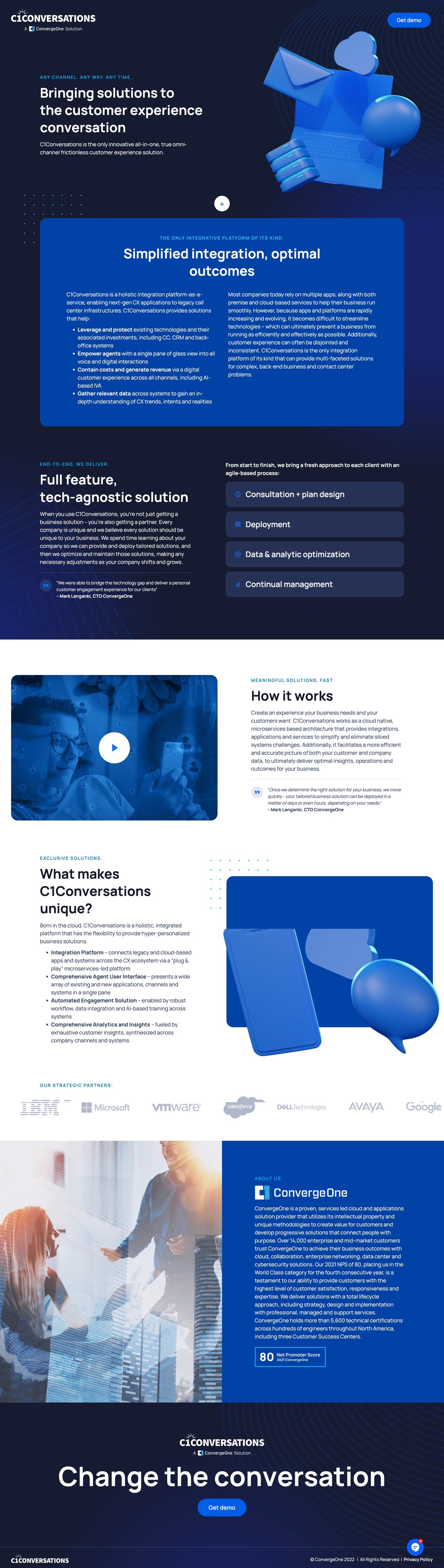 C1Conversations Website Screenshot