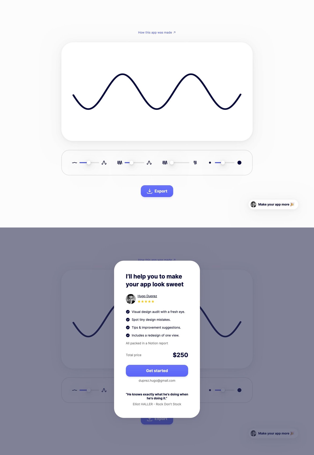 Sine Wave Generator Website Screenshot