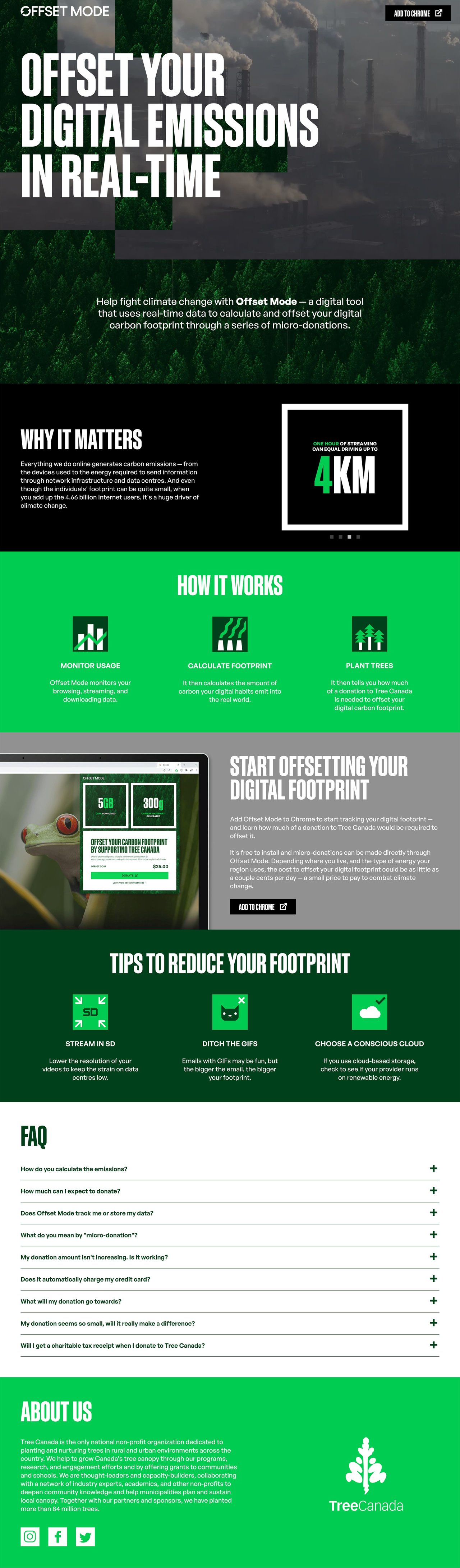 Offset Mode Website Screenshot