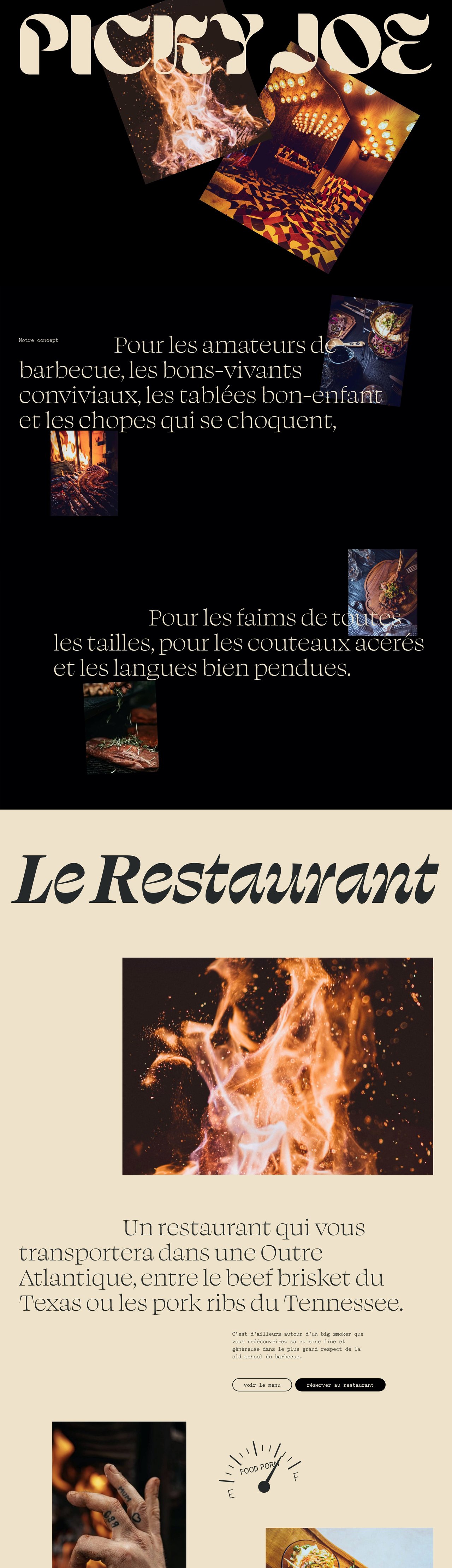 Picky Joe Website Screenshot