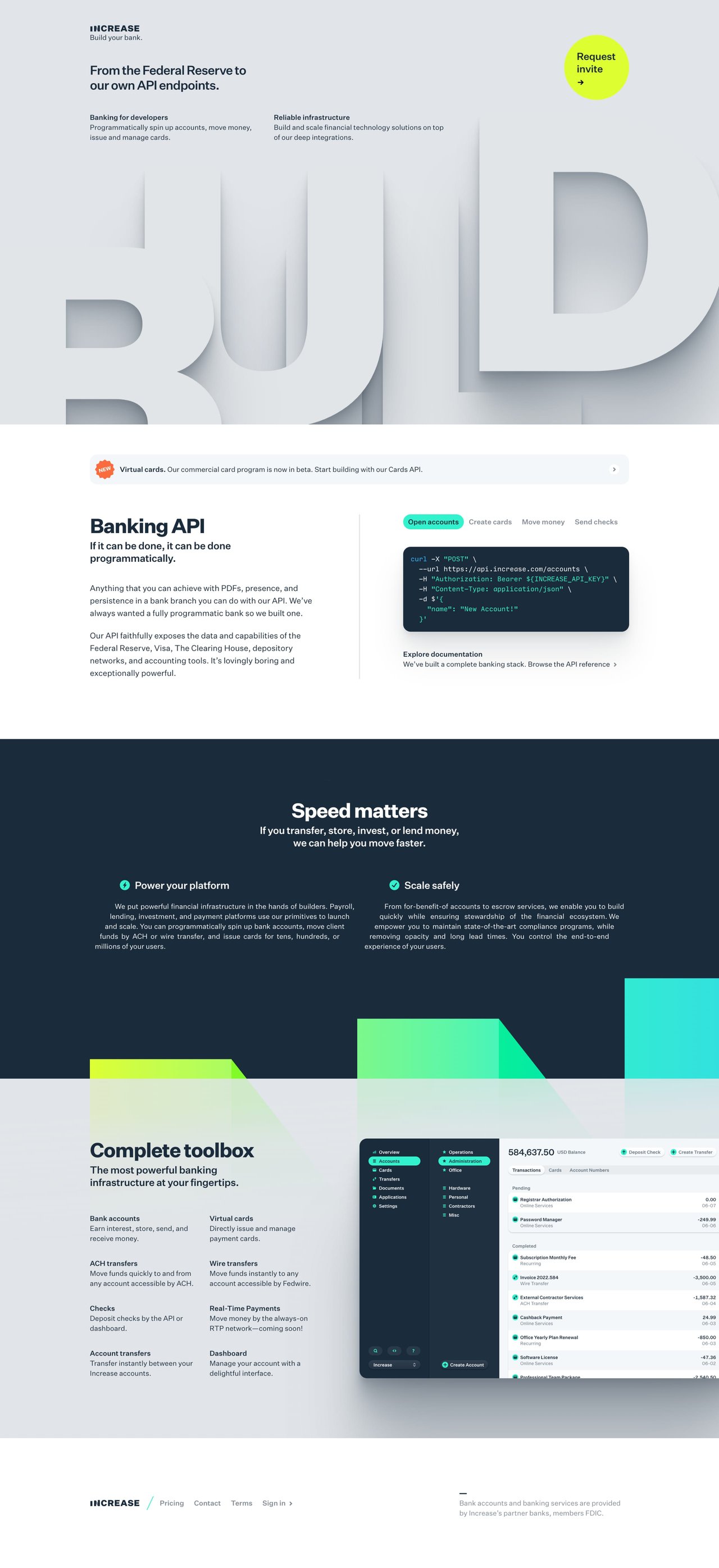 Increase Website Screenshot