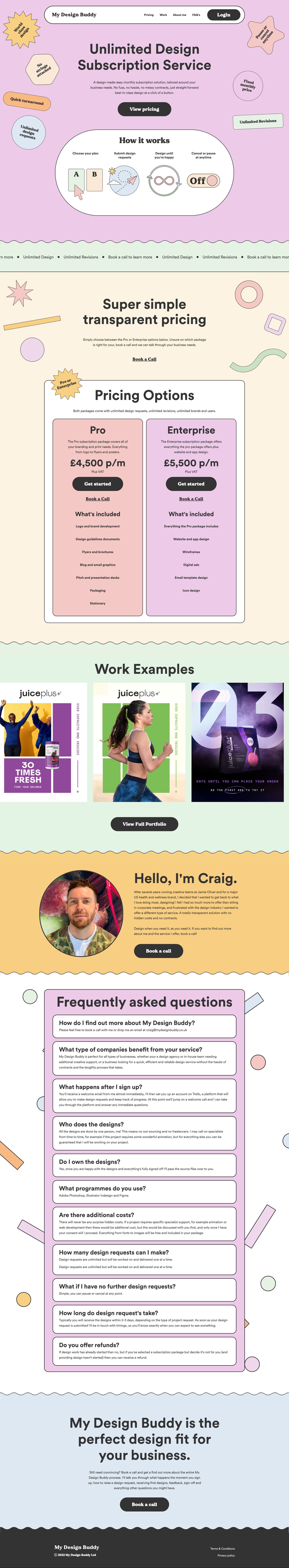 My Design Buddy Website Screenshot