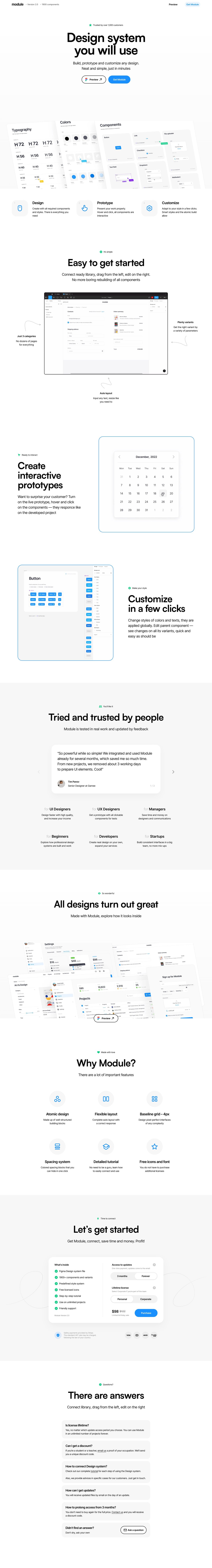 Module v2 Website Screenshot