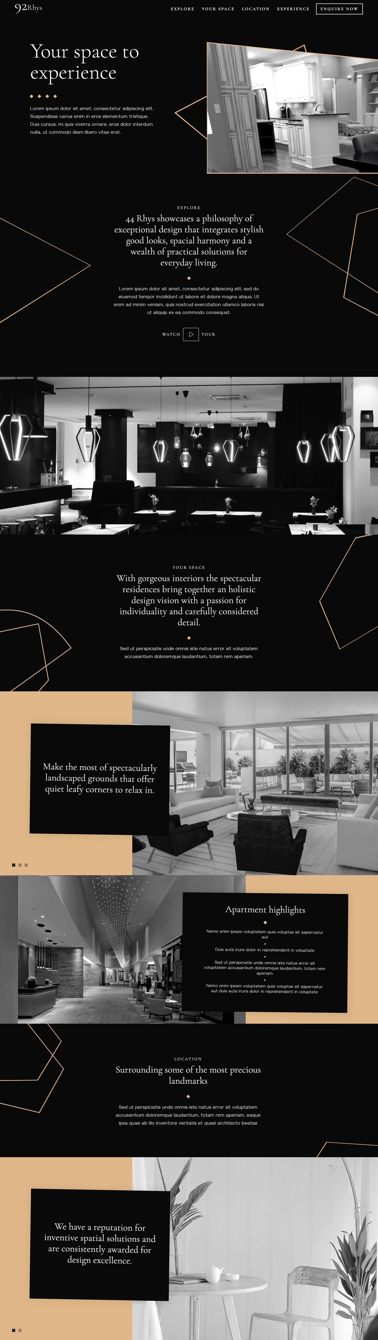 92 Rhys Website Screenshot