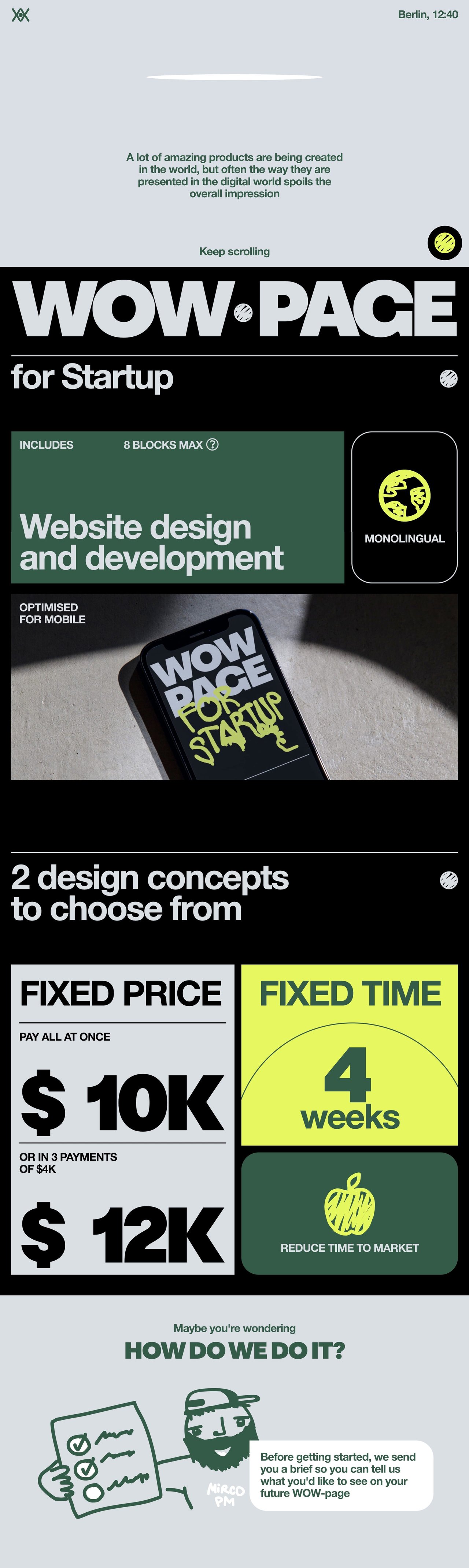 WOW-page Website Screenshot