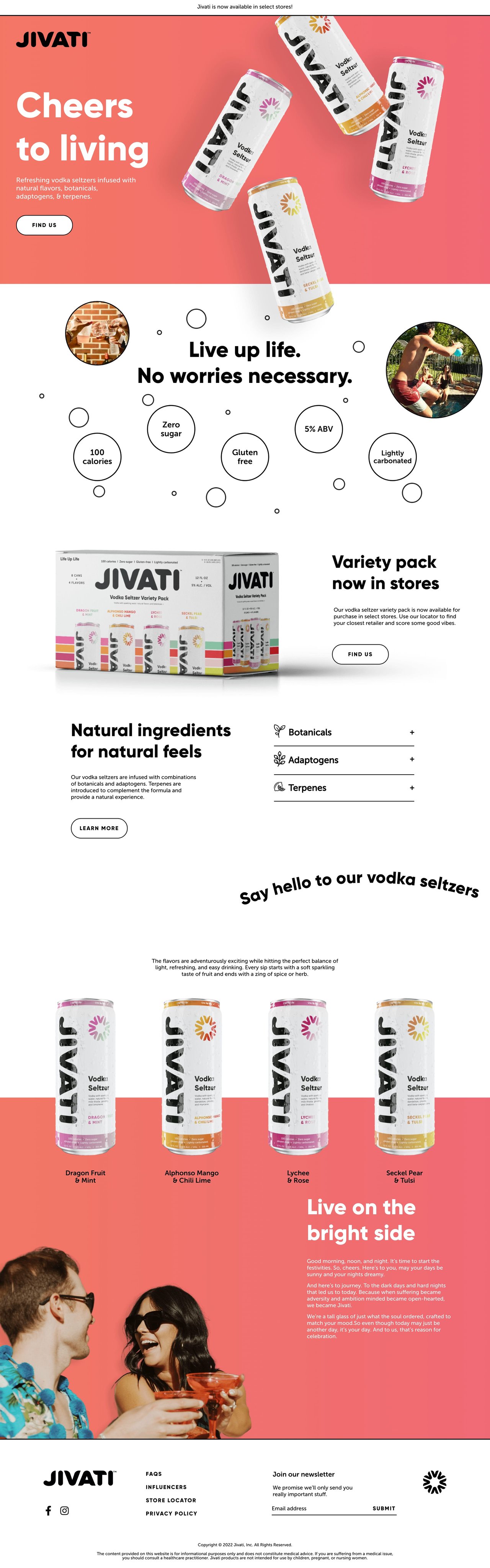 Jivati Website Screenshot