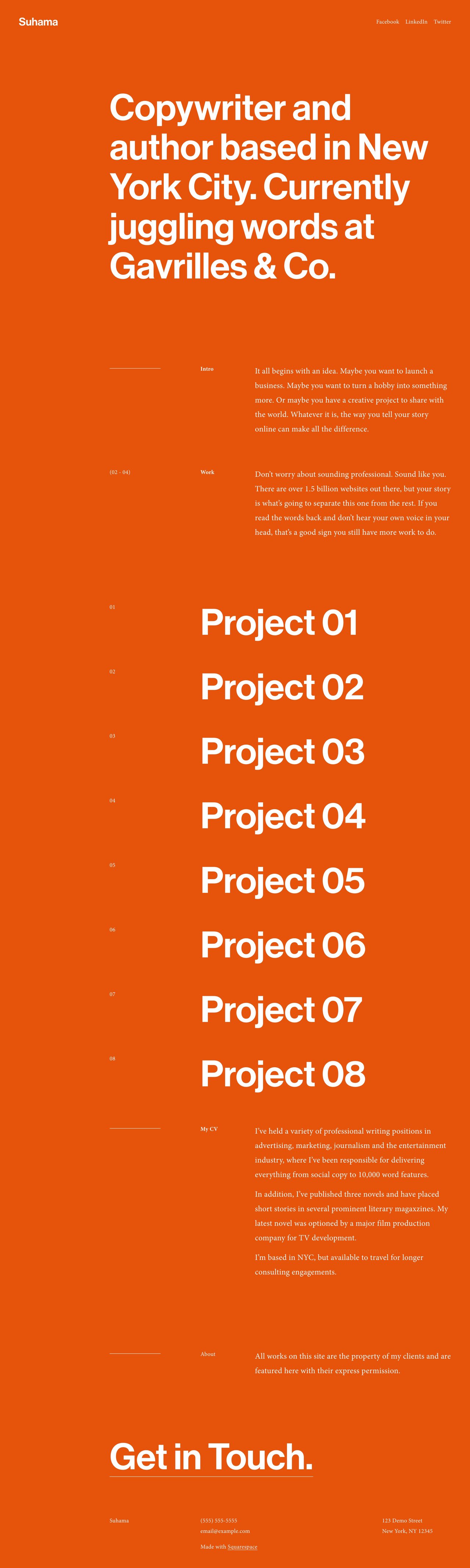 Suhama Website Screenshot