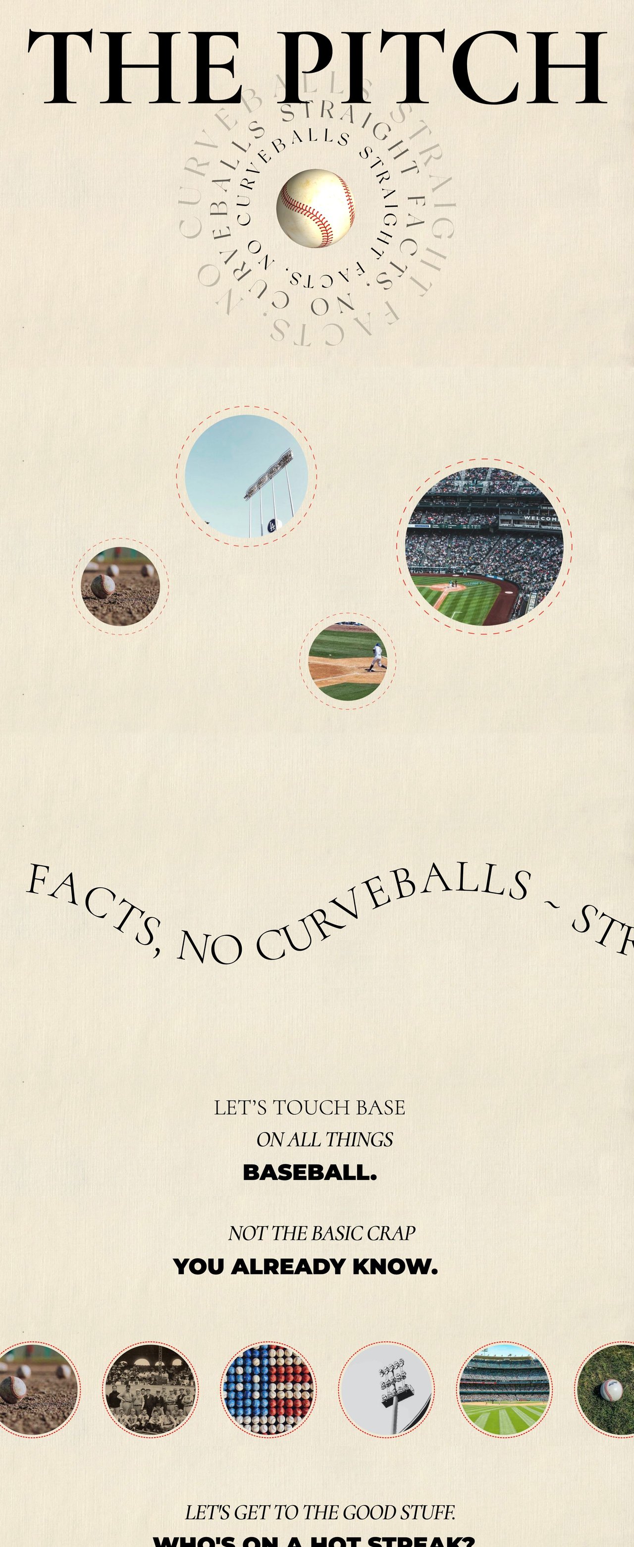 The Pitch Website Screenshot