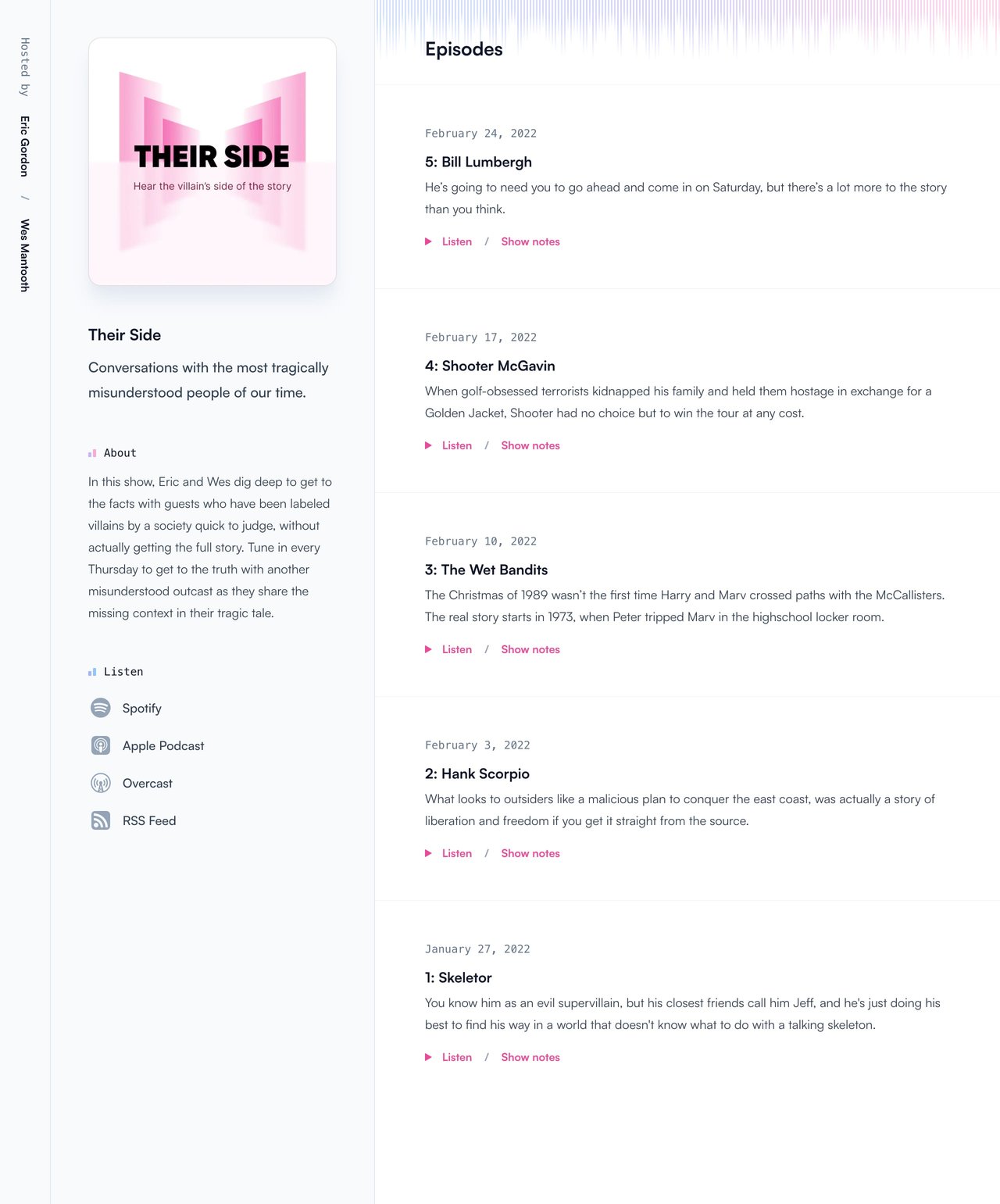 Transmit Website Screenshot