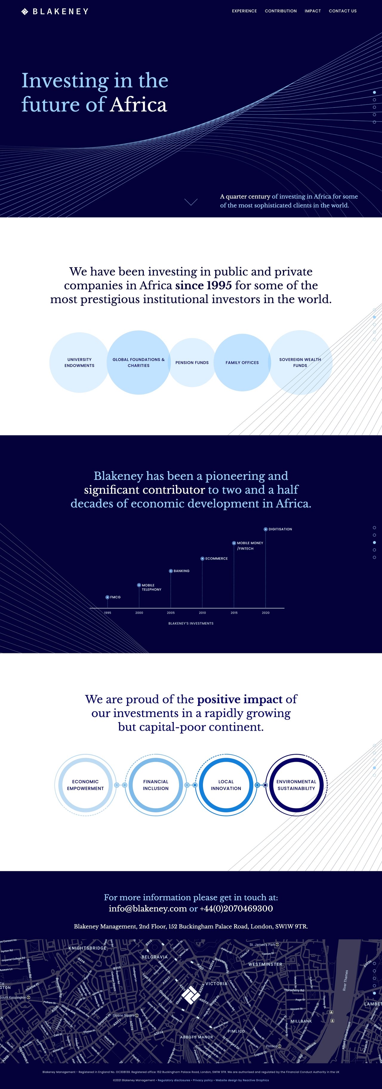 Blakeney Website Screenshot