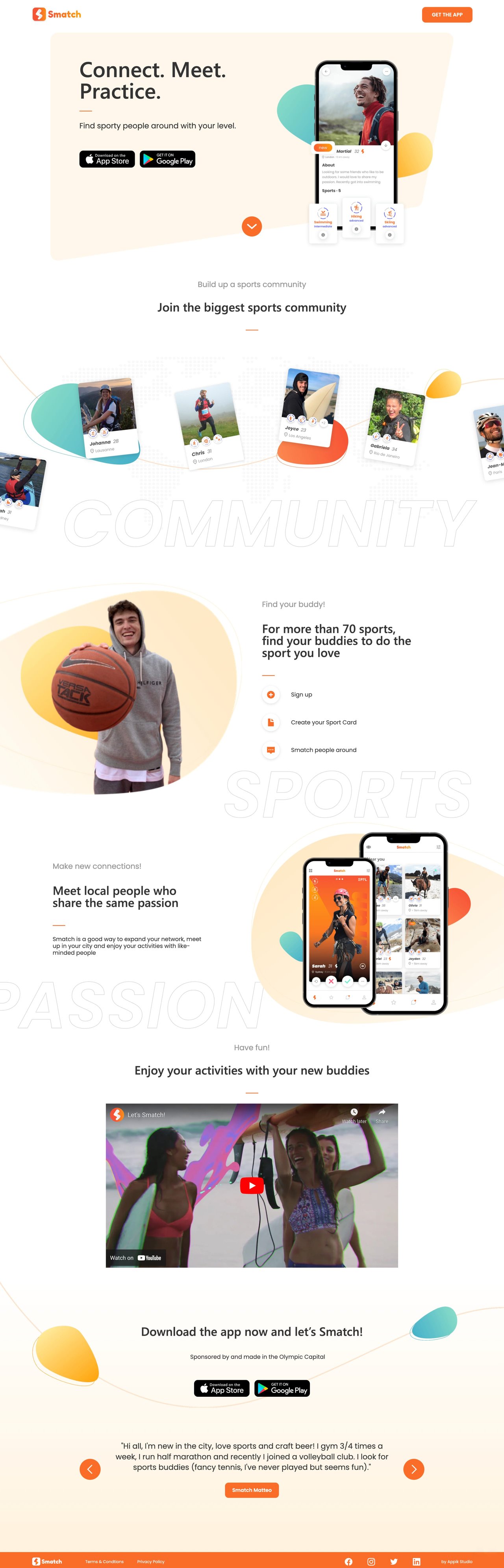 Smatch Website Screenshot