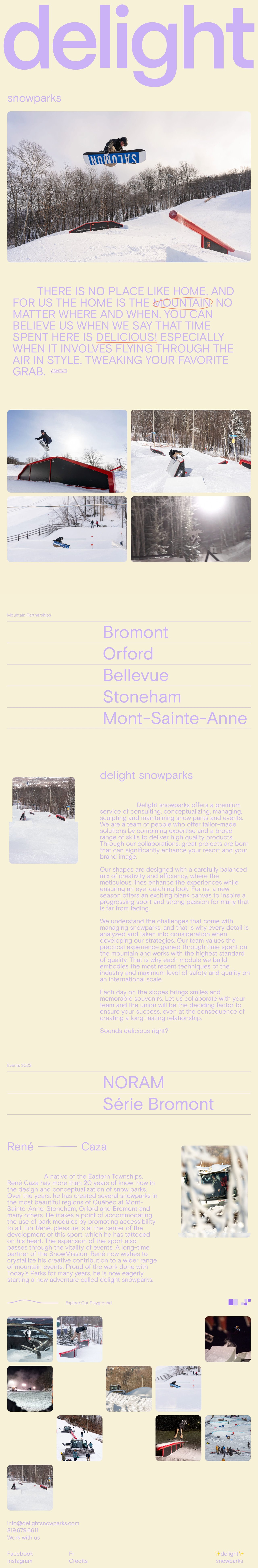 Delight Website Screenshot