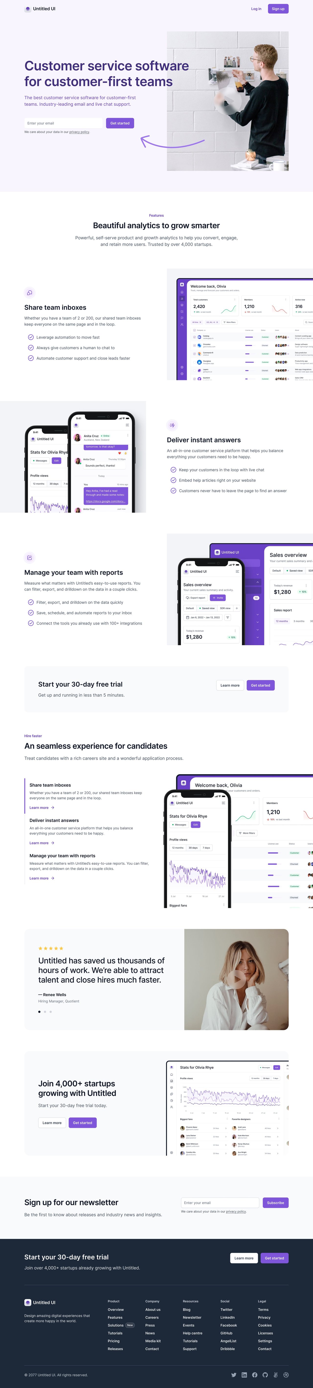 Untitled UI v5 Website Screenshot