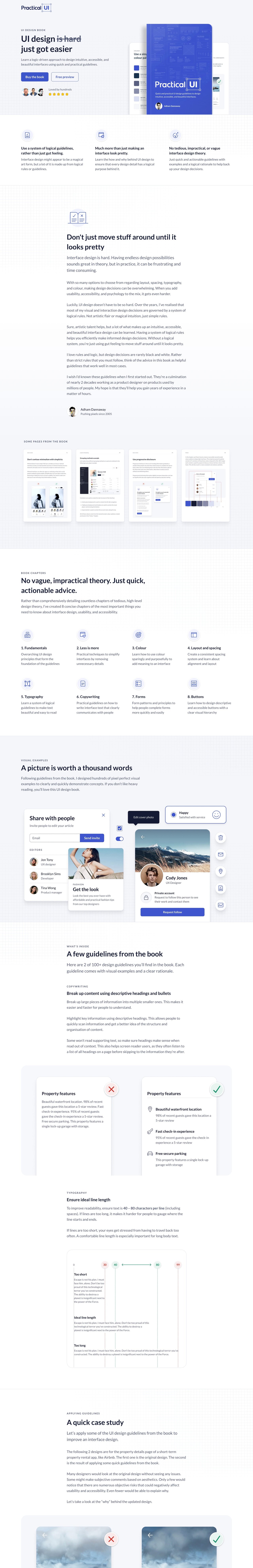 Practical UI Website Screenshot
