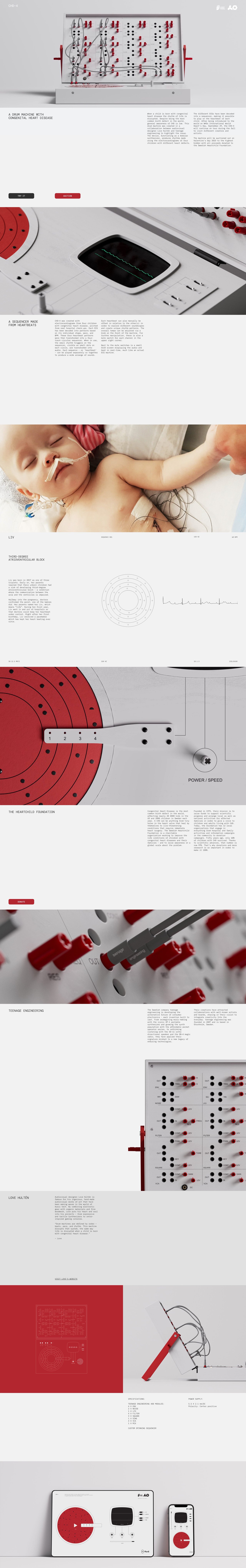 CHD–4 Website Screenshot