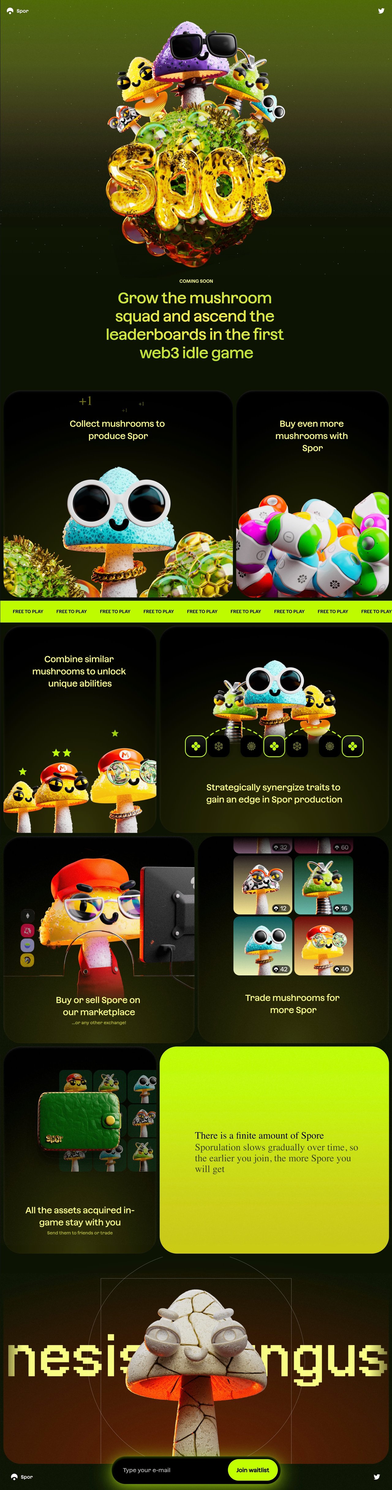 Spor Website Screenshot