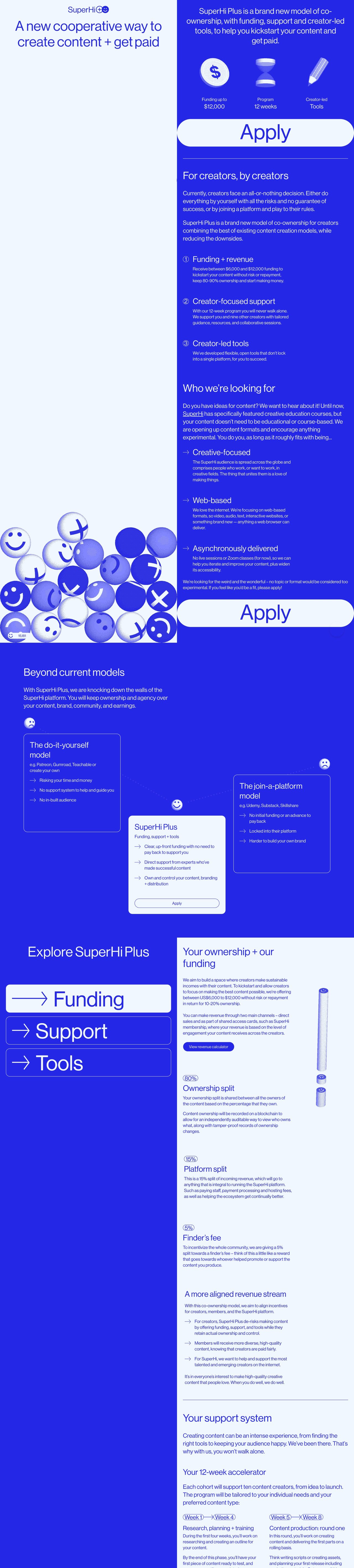 SuperHi Plus Website Screenshot