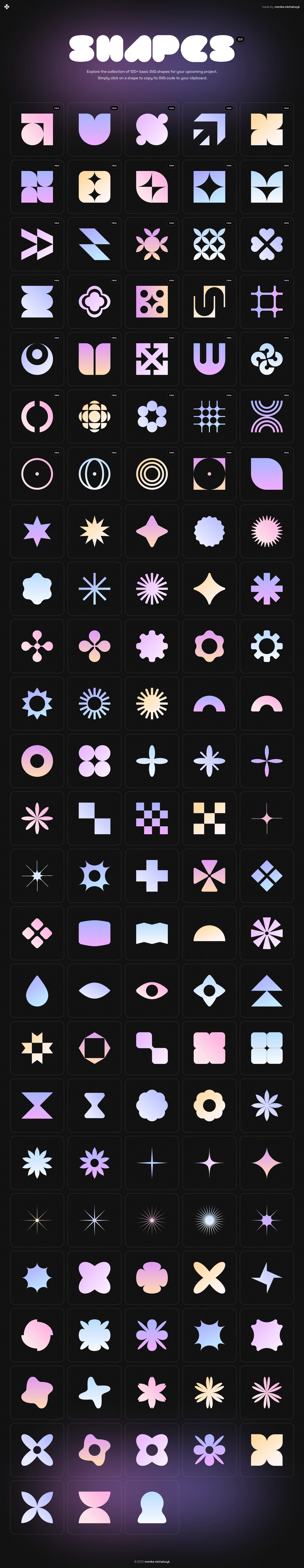 Shapes 2.0 Website Screenshot