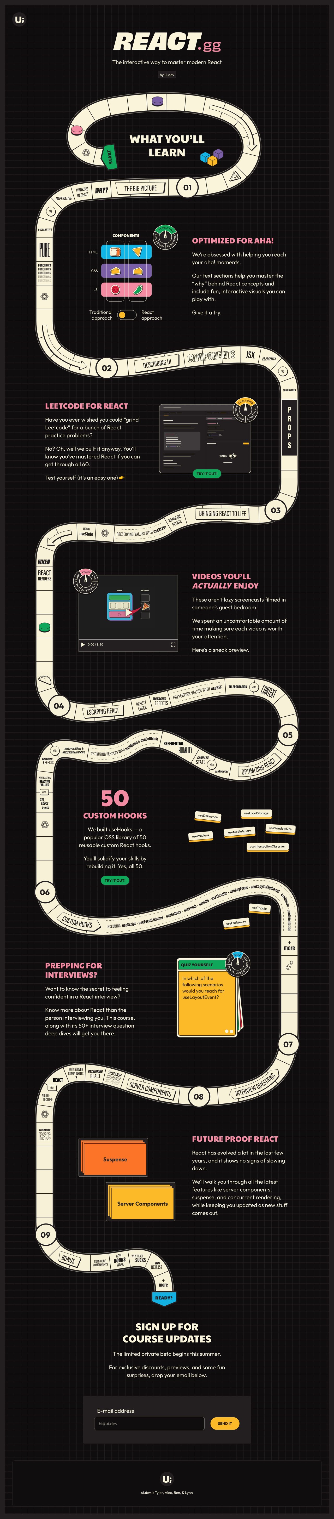 React.gg Website Screenshot