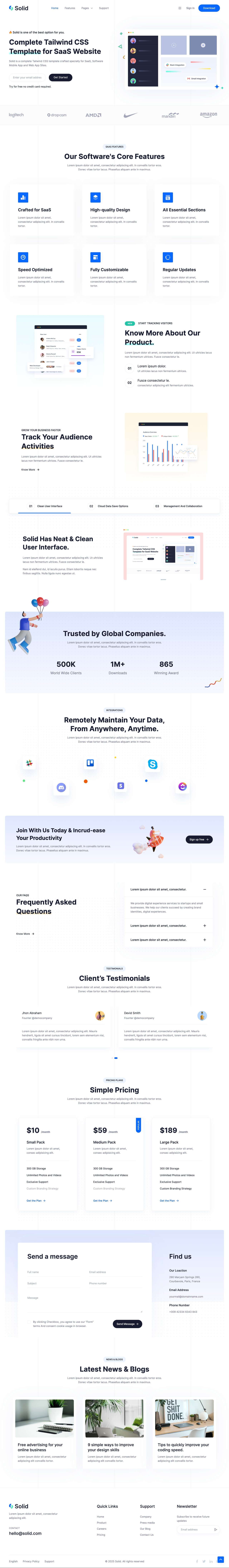 Solid Website Screenshot