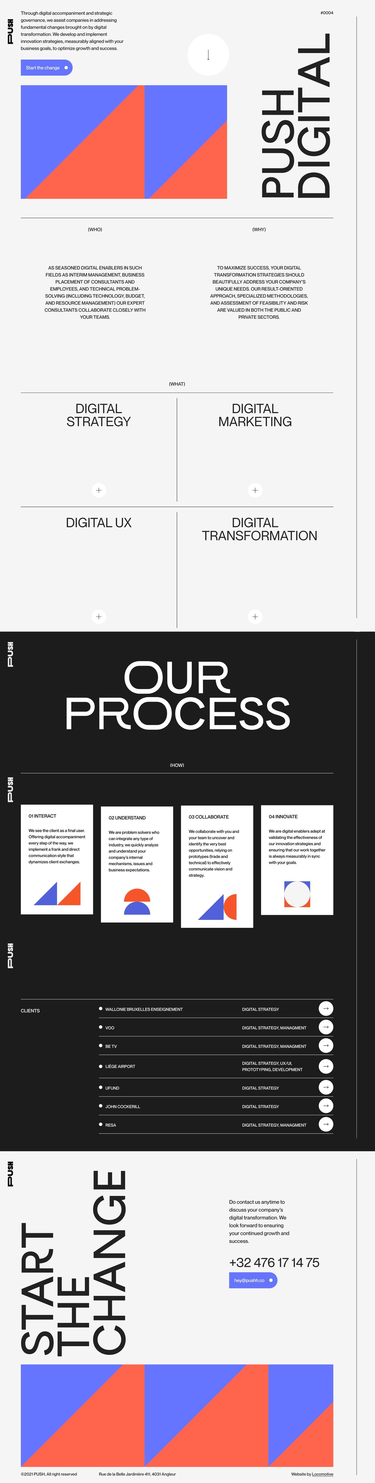 Push Website Screenshot