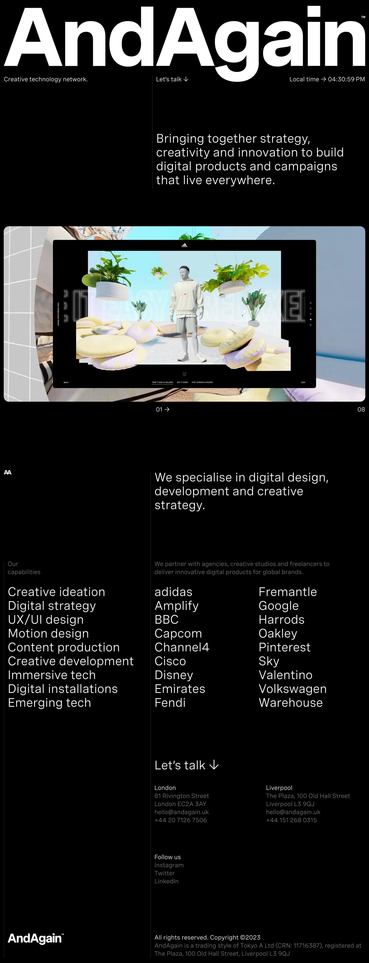 AndAgain Website Screenshot