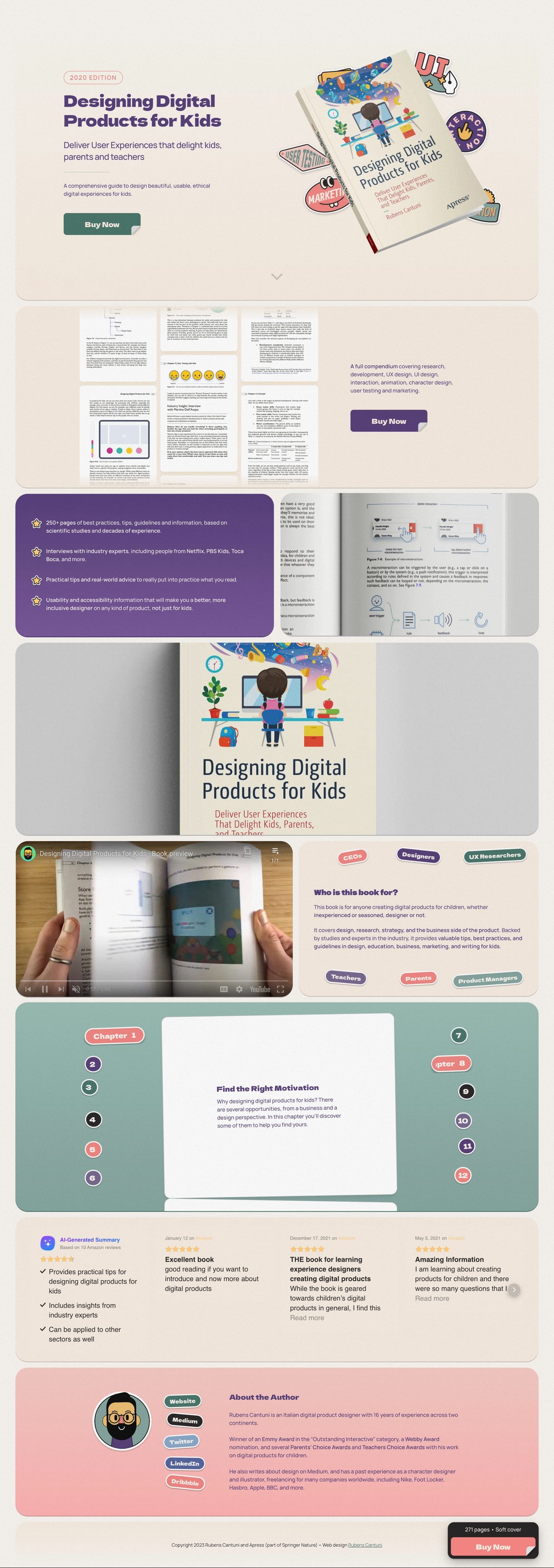 Designing Digital Products for Kids Website Screenshot