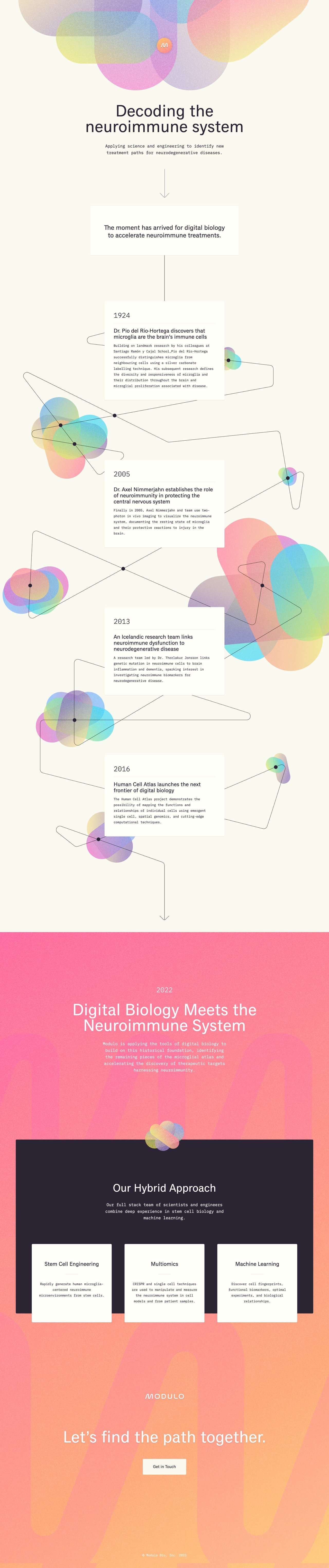 Modulo Website Screenshot