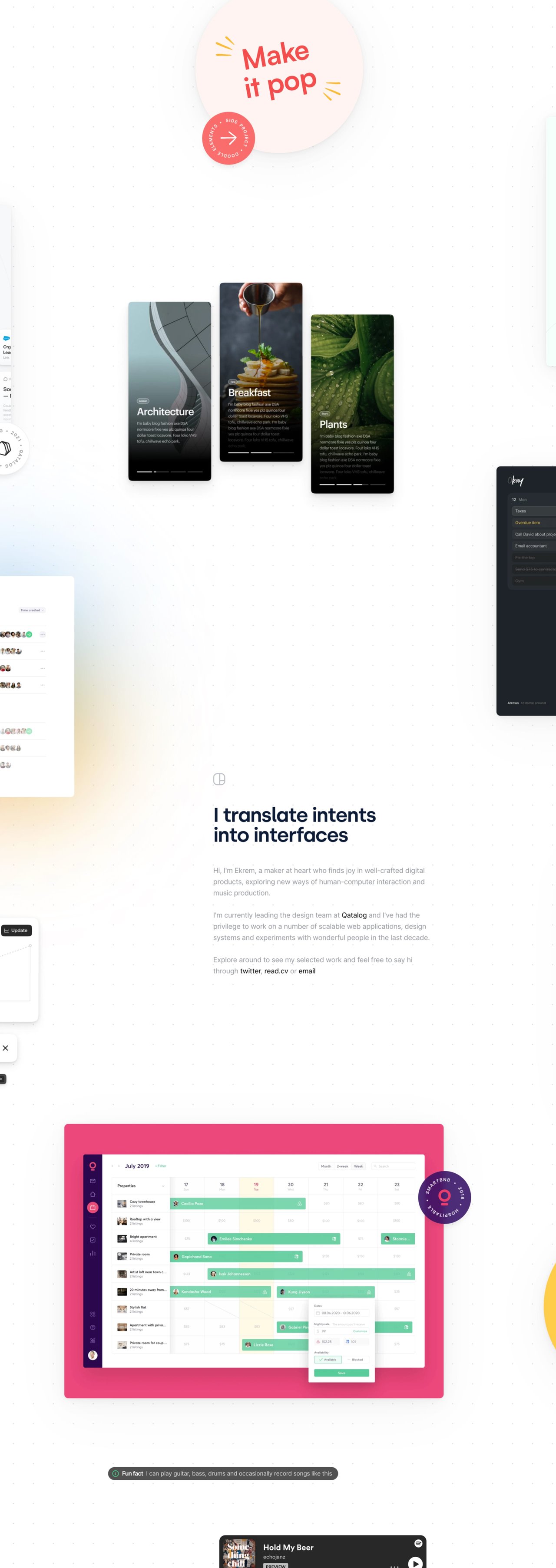 Ekrem Elmas Website Screenshot
