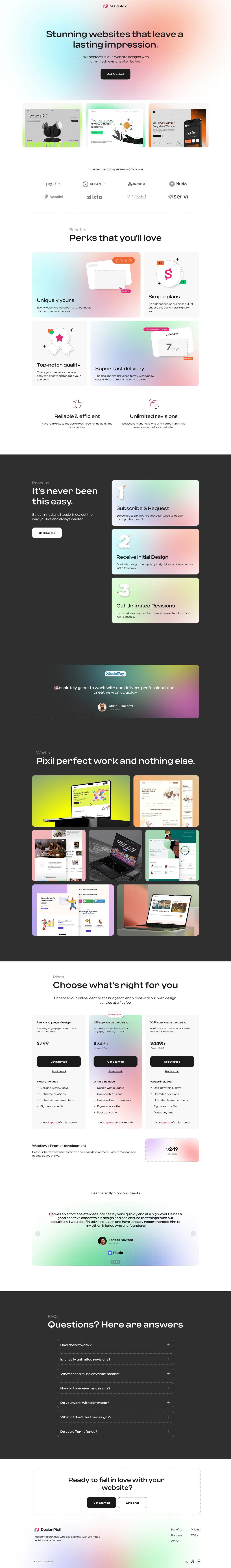DesignPixil Website Screenshot
