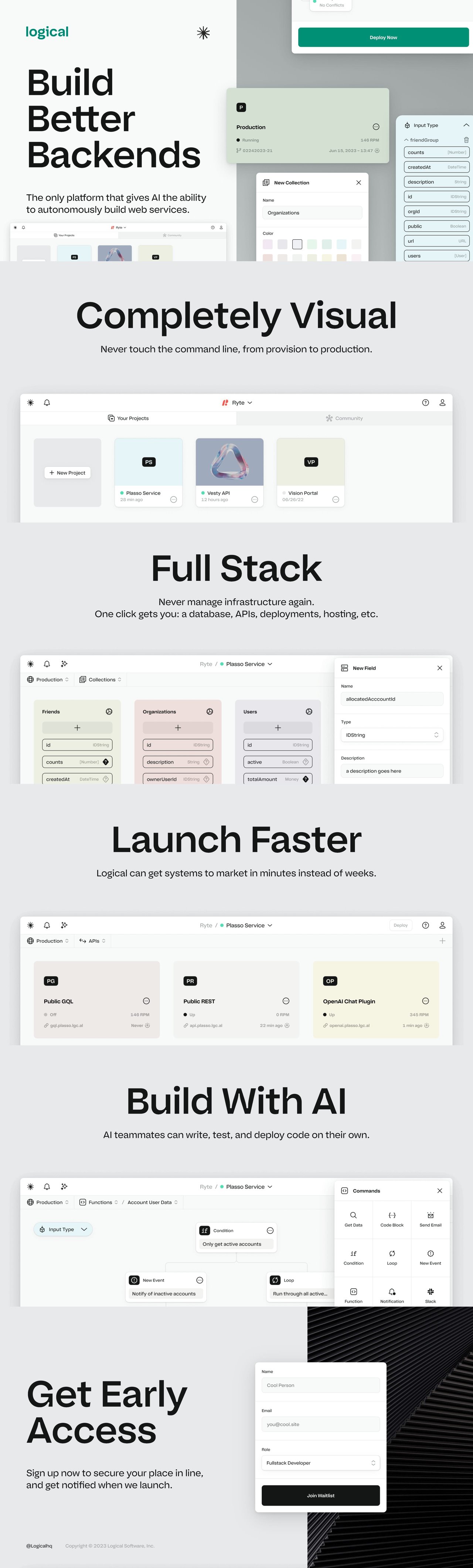 Logical Website Screenshot