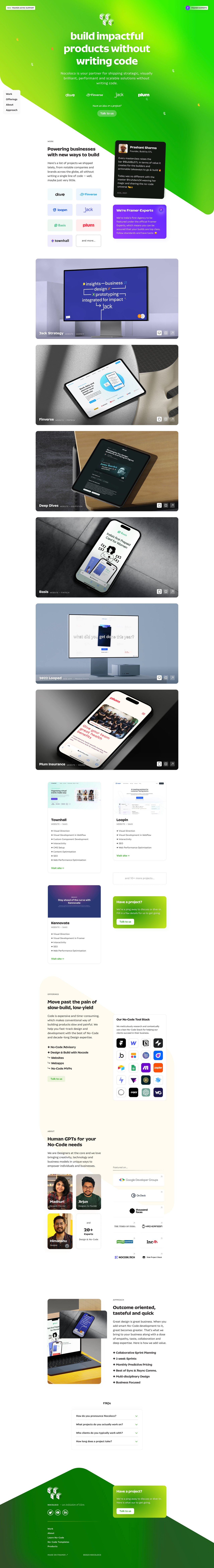 Nocoloco Website Screenshot