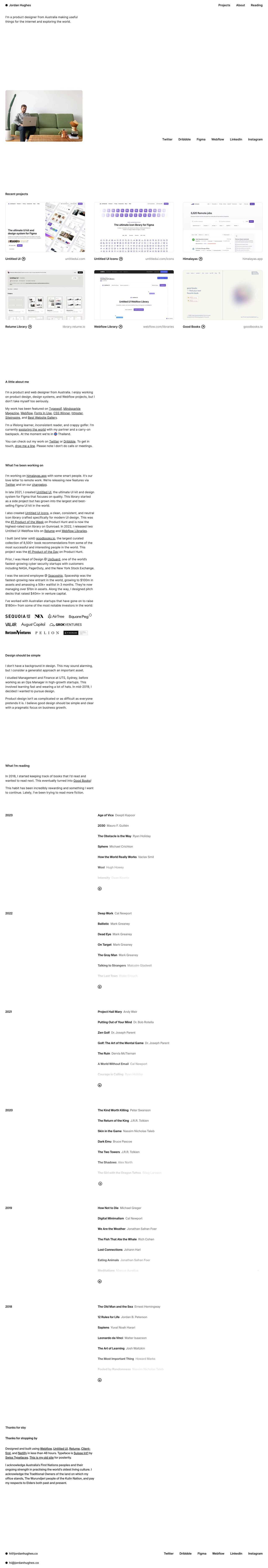 Jordan Website Screenshot