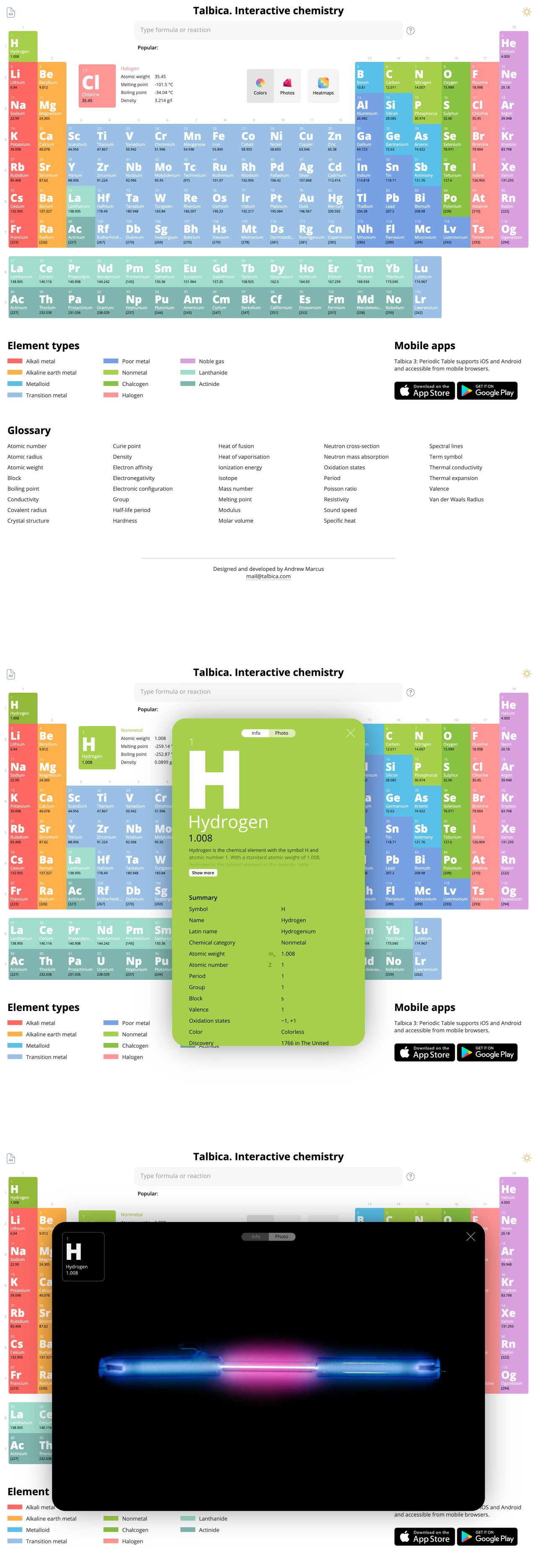 Talbica 3 Website Screenshot