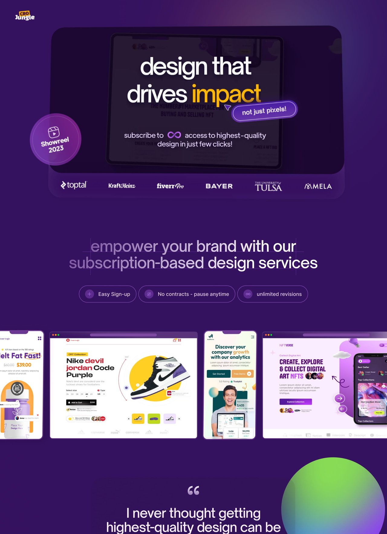 CROJungle Website Screenshot