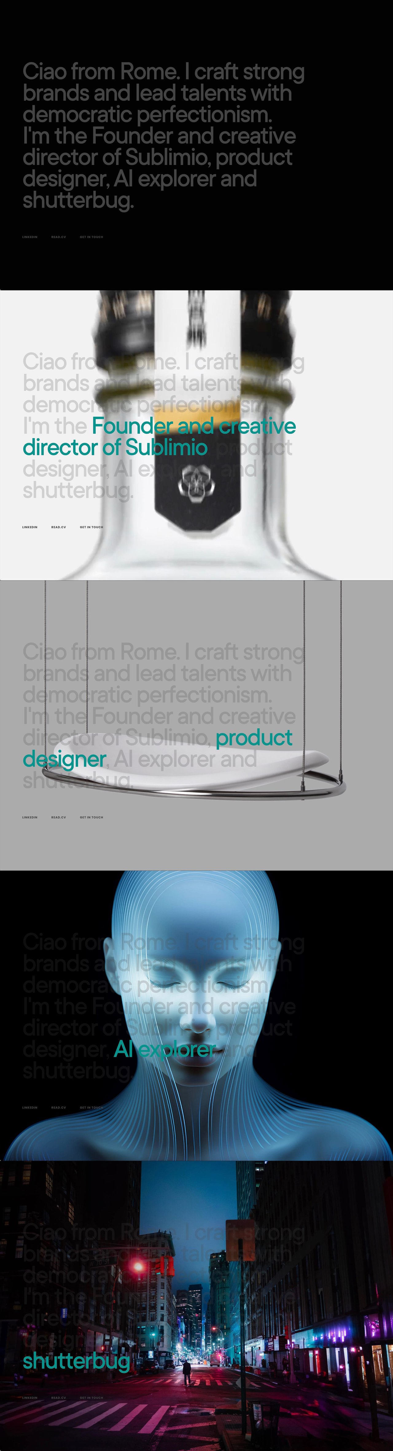 Matteo Modica Website Screenshot